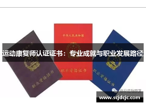 运动康复师认证证书：专业成就与职业发展路径